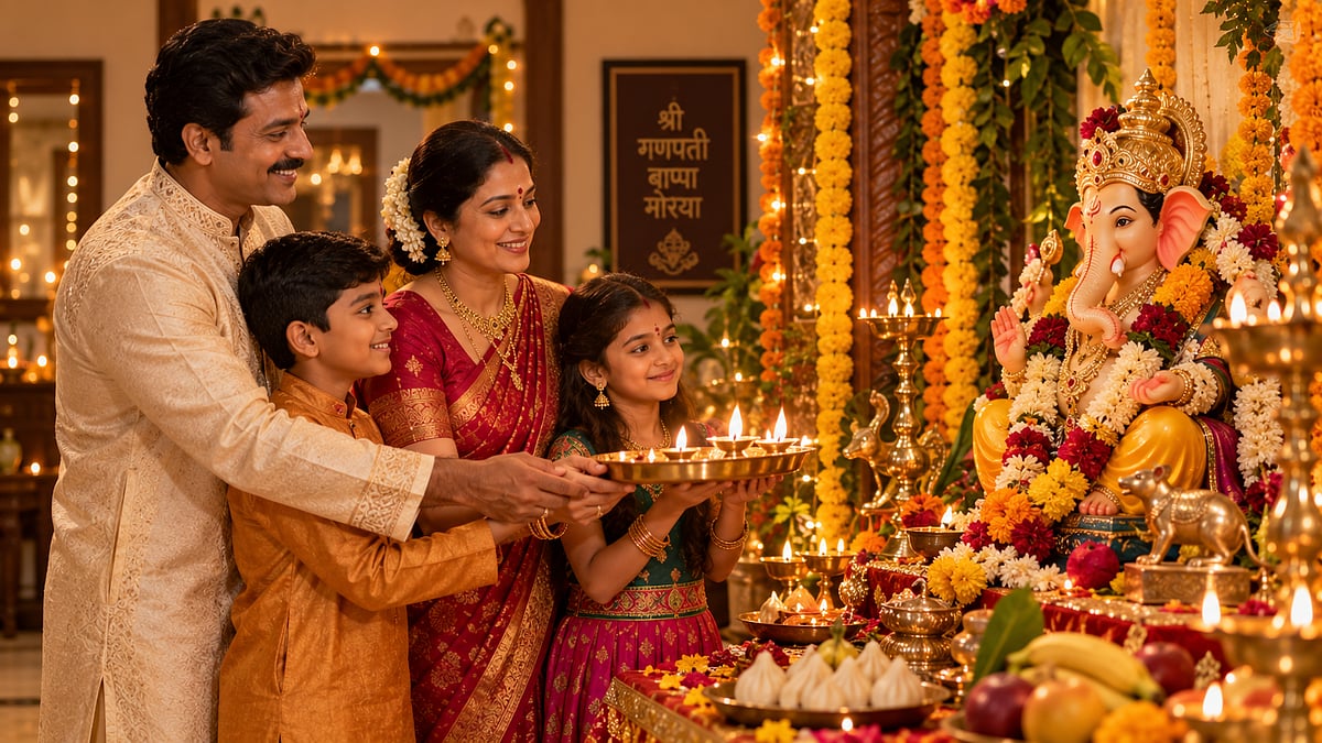 9 AI Prompts To Create Ganesh Chaturthi 2026 Photos With Your Family On ChatGPT Images Or Gemini Nano Banana