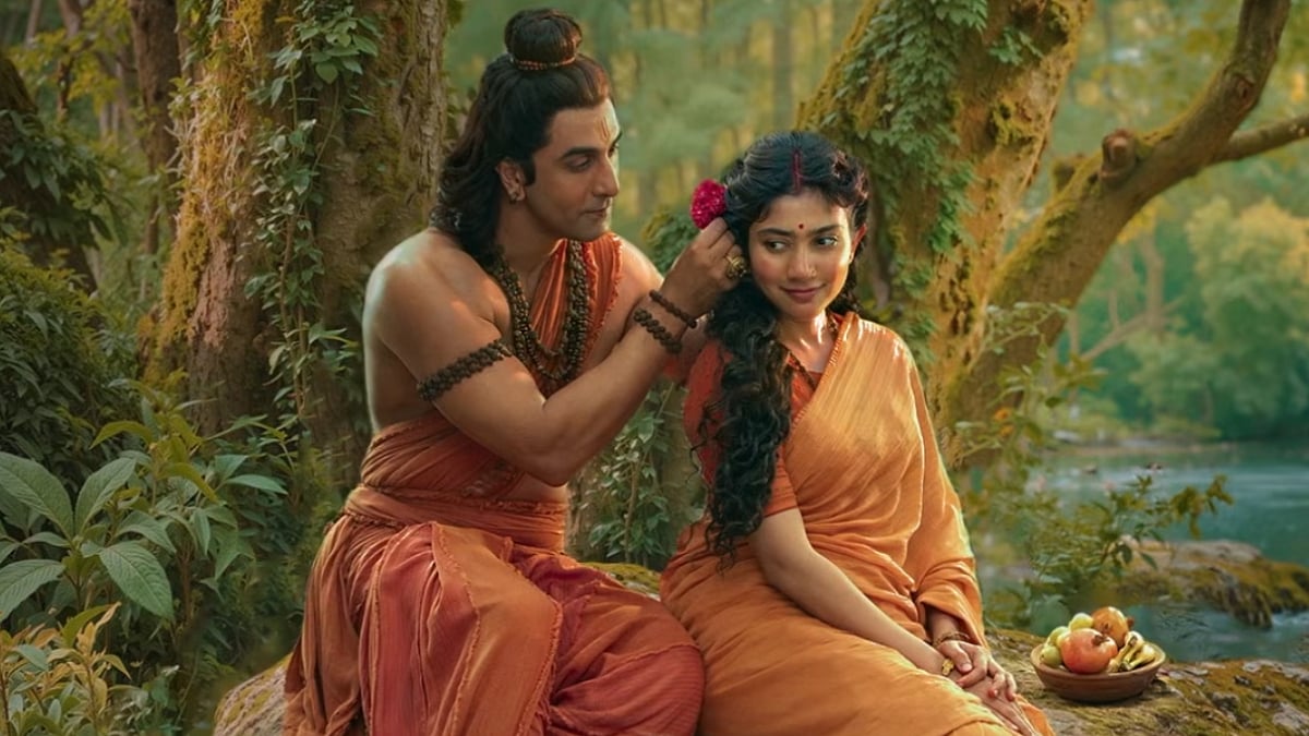 Ramayana: Ranbir Kapoor As Ram Gently Adorns Sai Pallavi's Sita With A Flower In Siya Ram Poster Ahead Of Song Release