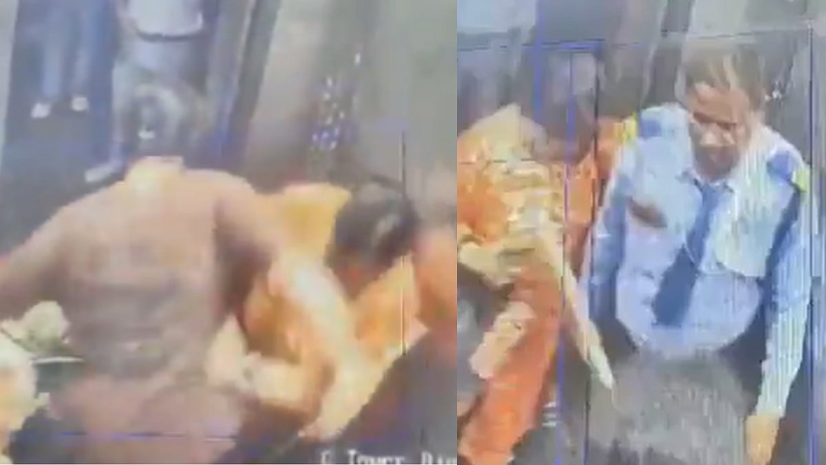 Caught On Camera: Woman Slaps Teacher, Pulls Her Hair During Fight Over Pet Dog In Ghaziabad Society Lift
