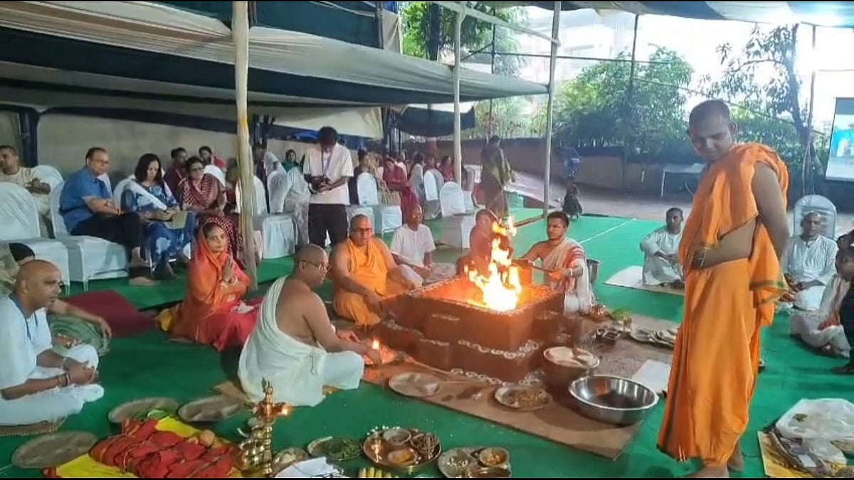 ISKCON Bhiwandi Lays Foundation Stone For Mega Kitchen To Prepare 15,000 Free Meals Daily