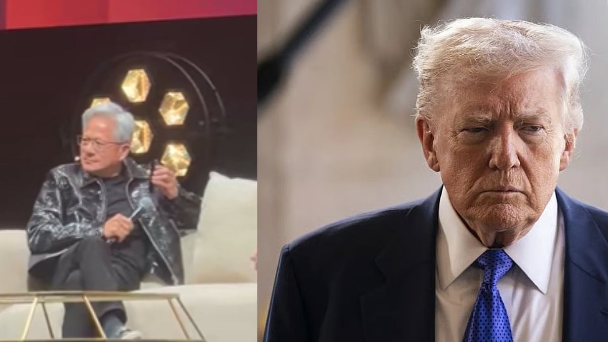 'Robots Will Not Be Taking Over': US President Donald Trump Calls Nvidia CEO Jensen Huang During Live Panel Discussion, Downplays AI Dangers