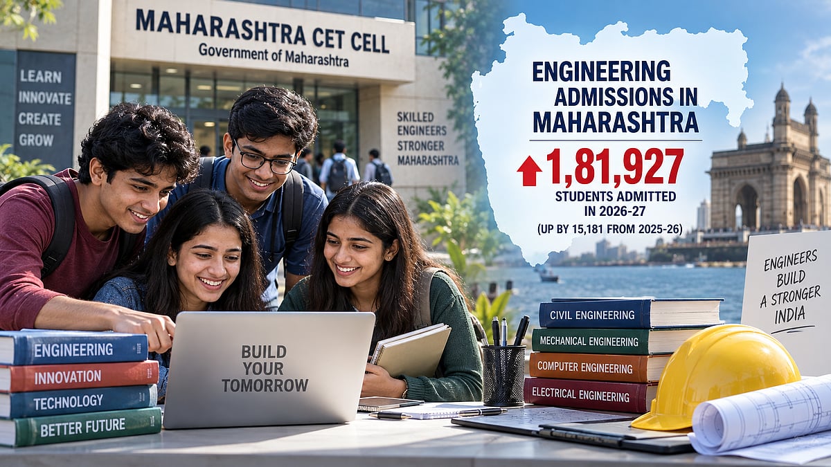 Maharashtra Engineering Admissions Rise By 15,181 As 1.82 Lakh Students Secure Seats For 2026-27