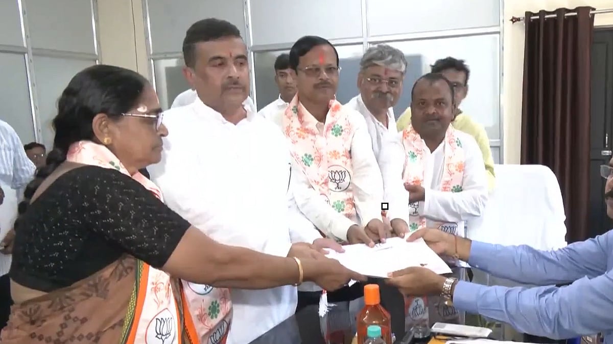West Bengal: BJP Fields Hasirani Rath For Nandigram Assembly Byelection, Suvendu Adhikari Joins Nomination Rally