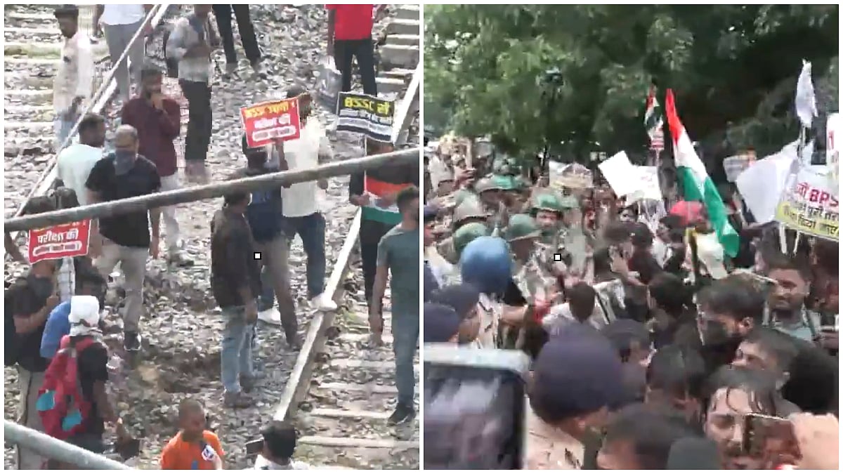 Bihar Job Aspirants Protest In Patna, Demand Cancellation Of BPSC Exam & Police SI Recruitment Test