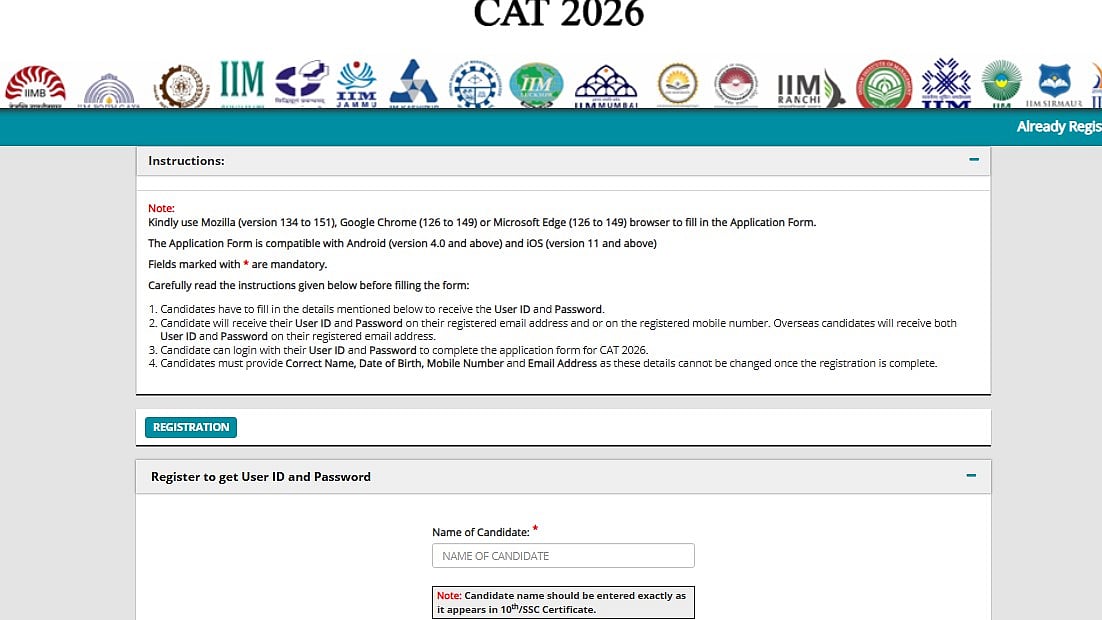 IIM CAT 2026 Registration Closes Today At 5 PM; Last Chance To Apply NOW At iimcat.ac.in