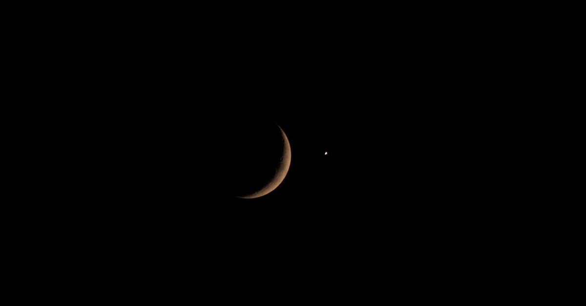 Moon and Venus Conjunction