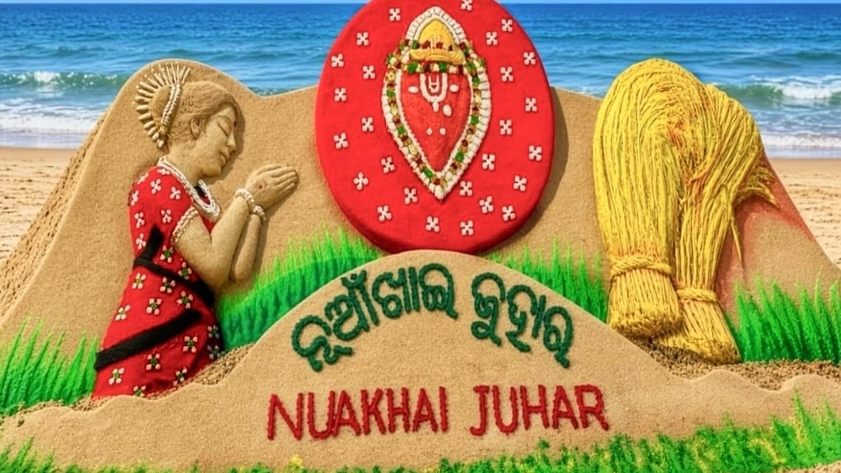 Nuakhai 2026: Sudarsan Pattnaik Marks The Regional Festival With Stunning Sand Art At Puri Beach