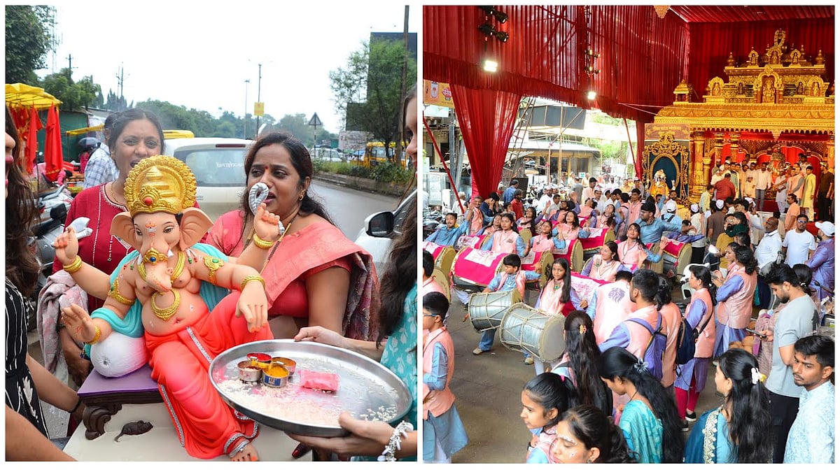 Nashik: Ganeshotsav Begins Across City With Grand Idol Installations, Festive Fervour
