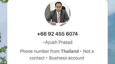 Nashik: Fake WhatsApp Account Created Using Collector Ayush Prasad’s Name & Photo