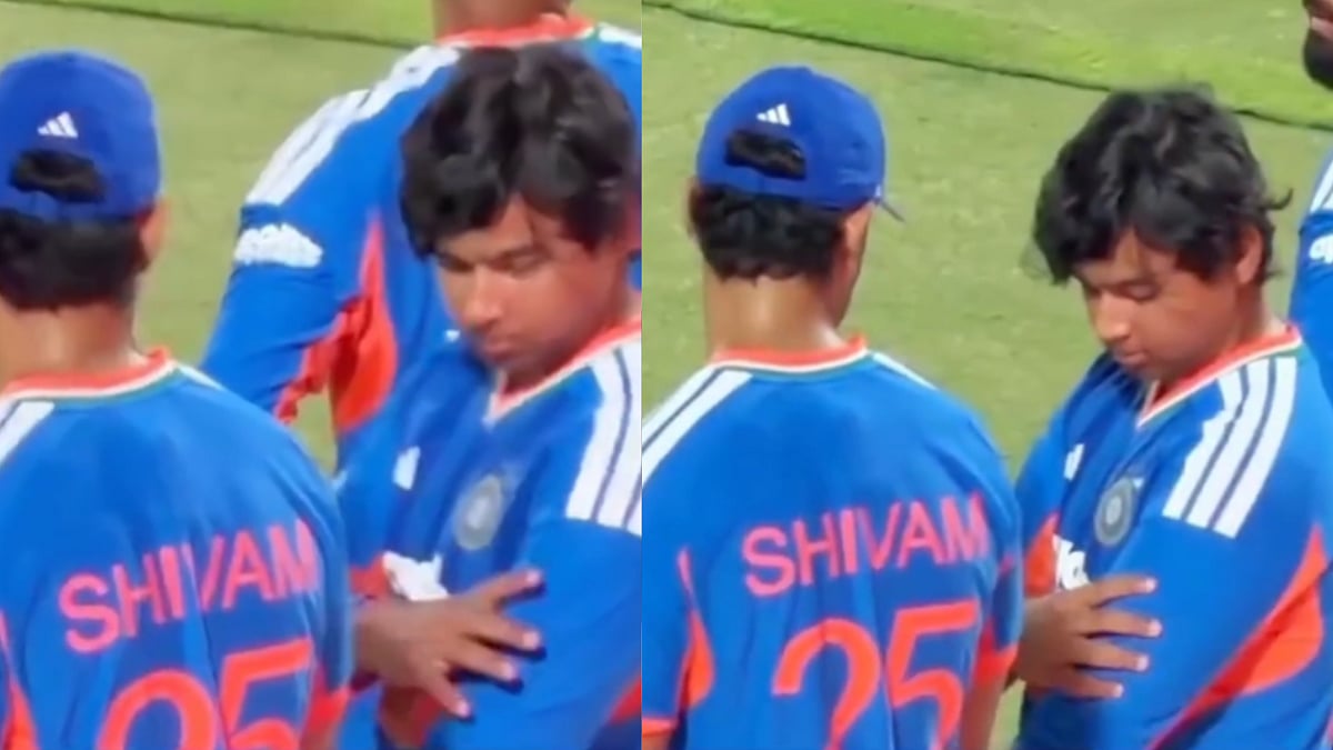 Vaibhav Sooryavanshi Hilariously Compares His Biceps With Shivam Dube During IND vs AFG T20I Series | Video