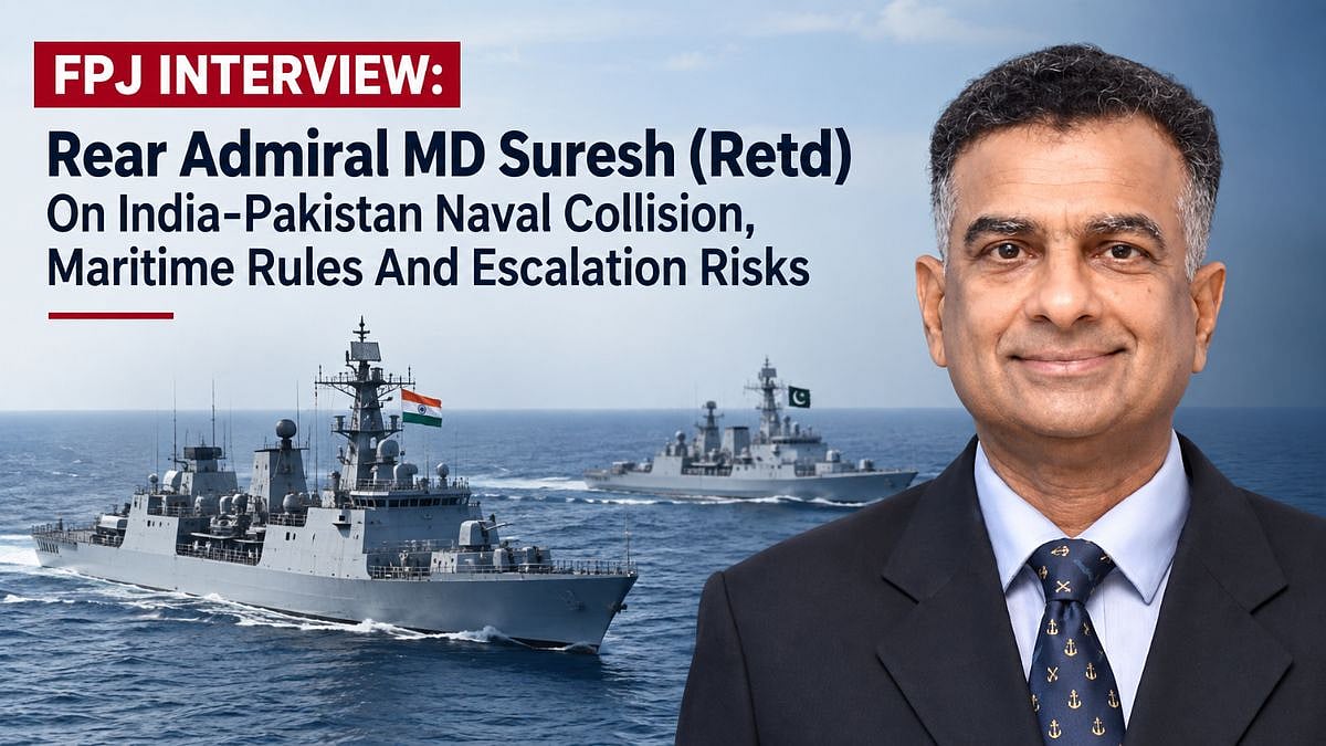 FPJ Interview: Rear Admiral MD Suresh (Retd) On India-Pakistan Naval Collision, Maritime Rules And Escalation Risks
