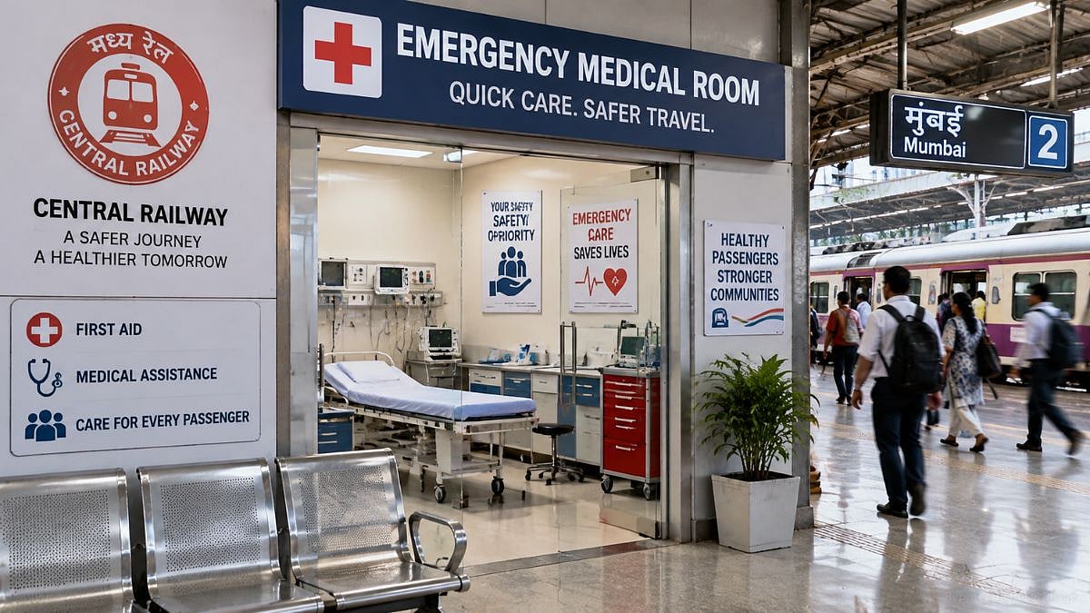 Central Railway Plans Emergency Medical Rooms At 43 Mumbai Suburban Stations, E-Auction From September 18-23