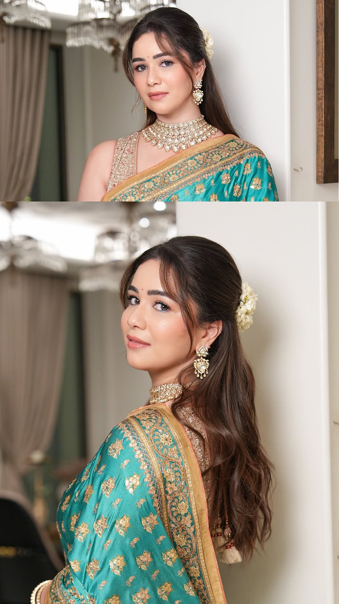 Sara Tendulkar's Stunning Saree Look For 'Ganpu Season' Costs ₹1.45 Lakh | Pics Inside