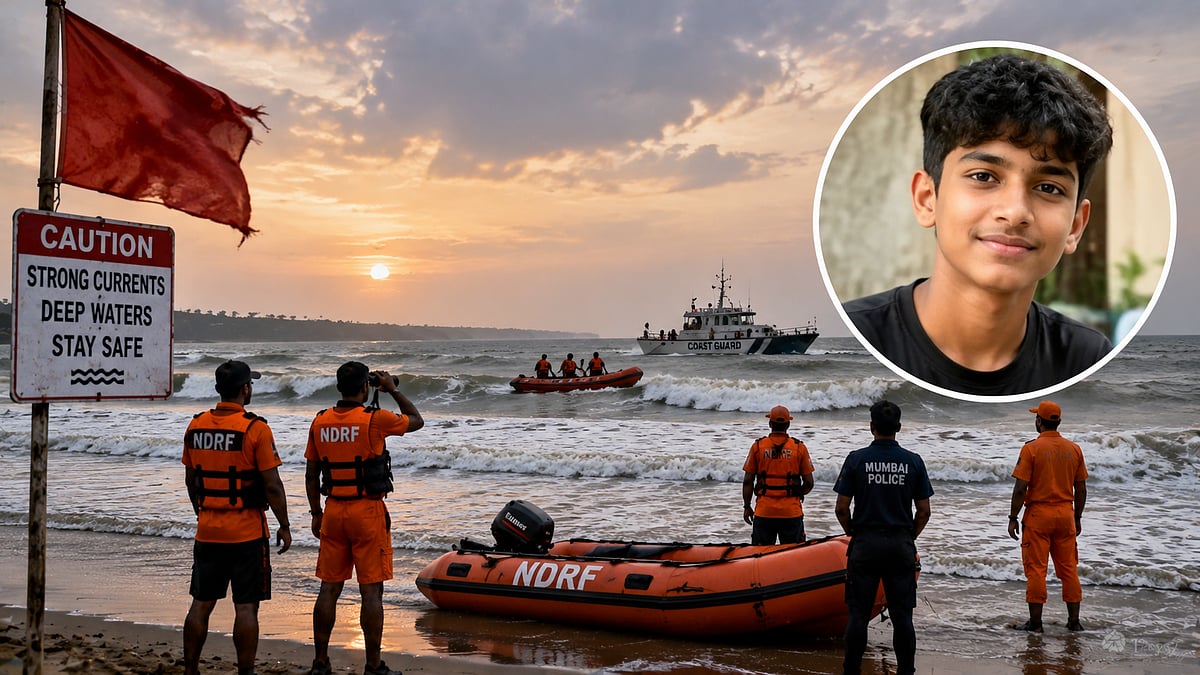 72 Hours On, Search Continues For 15-Year-Old Boy Swept Away At Vasai’s Suruchi Beach During Ganeshotsav