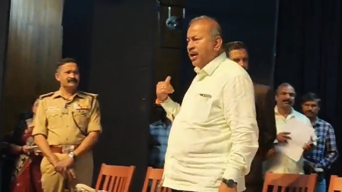 Shivamogga BJP MLA Channabasappa Walks Out Of Event Over Karnataka's Vande Mataram Protocol