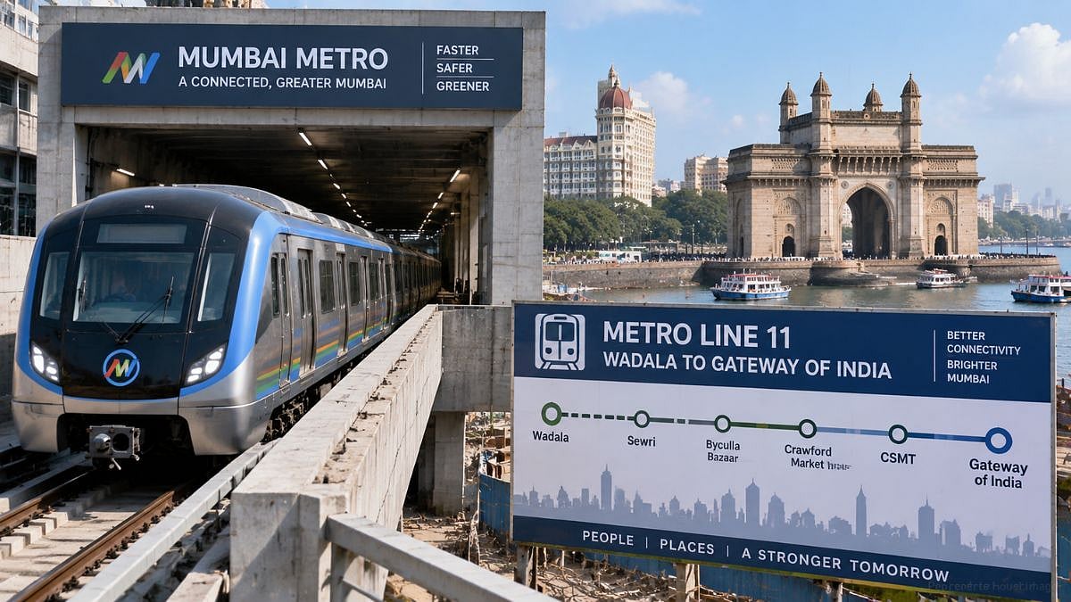 Mumbai Metro Line 11 Awaits Centre's Nod Nearly A Year After State Approval, Wadala-Gateway Corridor Still Pending