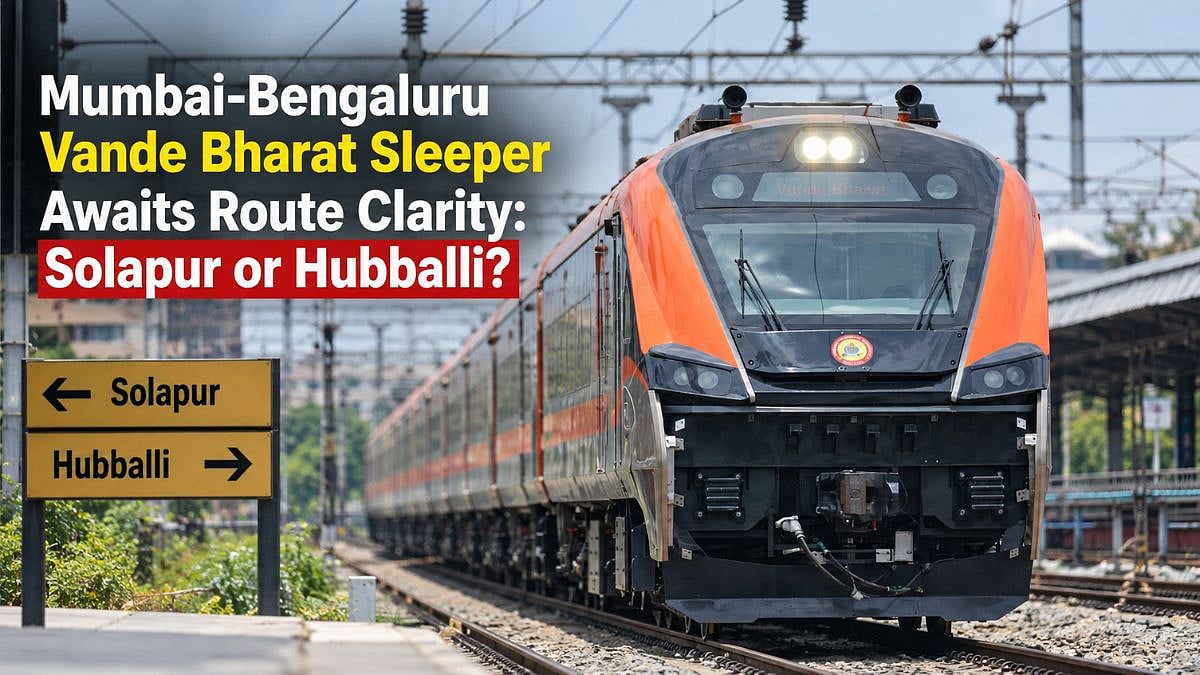 Mumbai-Bengaluru Vande Bharat Sleeper Awaits Route Clarity: Solapur Or Hubballi?