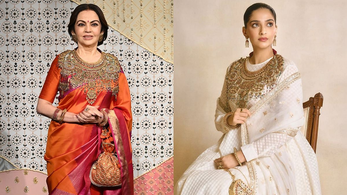 Nita Ambani's Ginormous Necklace Took 3 Years And 14 Karigars To Create, Then-Pregnant Sonam Kapoor Wore It First