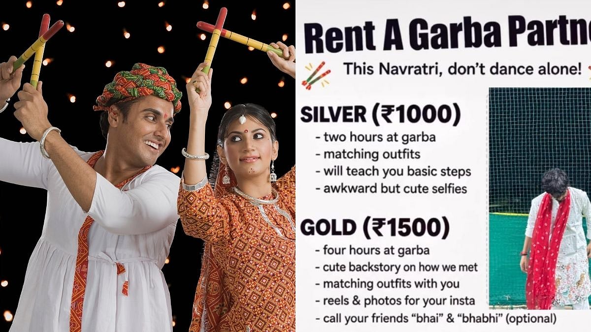 'Rent A Garba Partner For Navratri': Bizarre Viral Post Offers Packages Starting At ₹1,000; Netizens Say 'Just Gen Z Things'