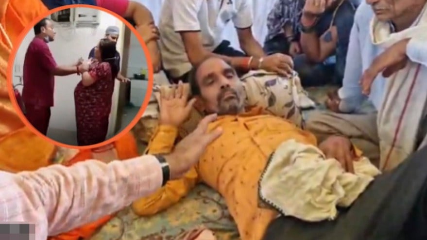 Woman, Newborn Die During Childbirth In MP's Rewa; Father Stages 13-Day Hunger Strike Seeking Justice | VIDEO