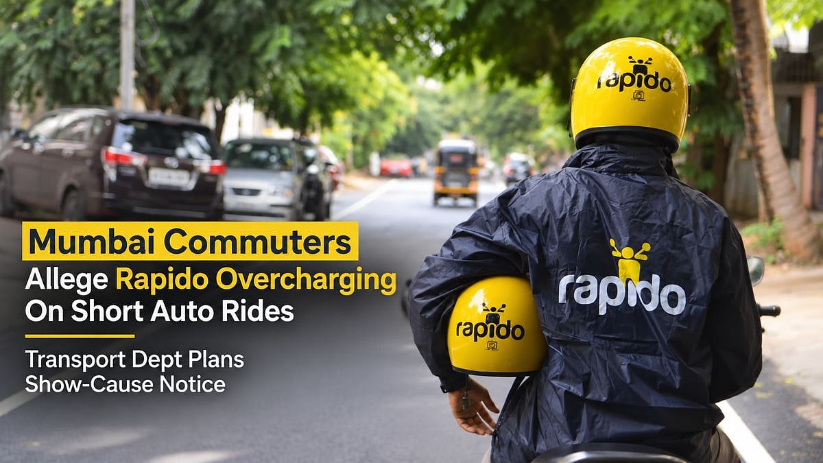 Mumbai Commuters Allege Rapido Overcharging On Short Auto Rides As Transport Dept Plans Show-Cause Notice