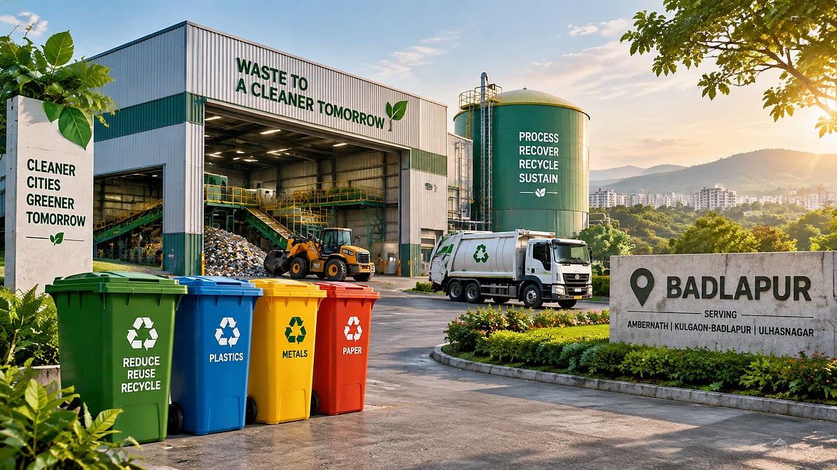 Badlapur To Get Advanced 600 TPD Waste Processing Facility With Recycling, Composting And Scientific Landfill Systems