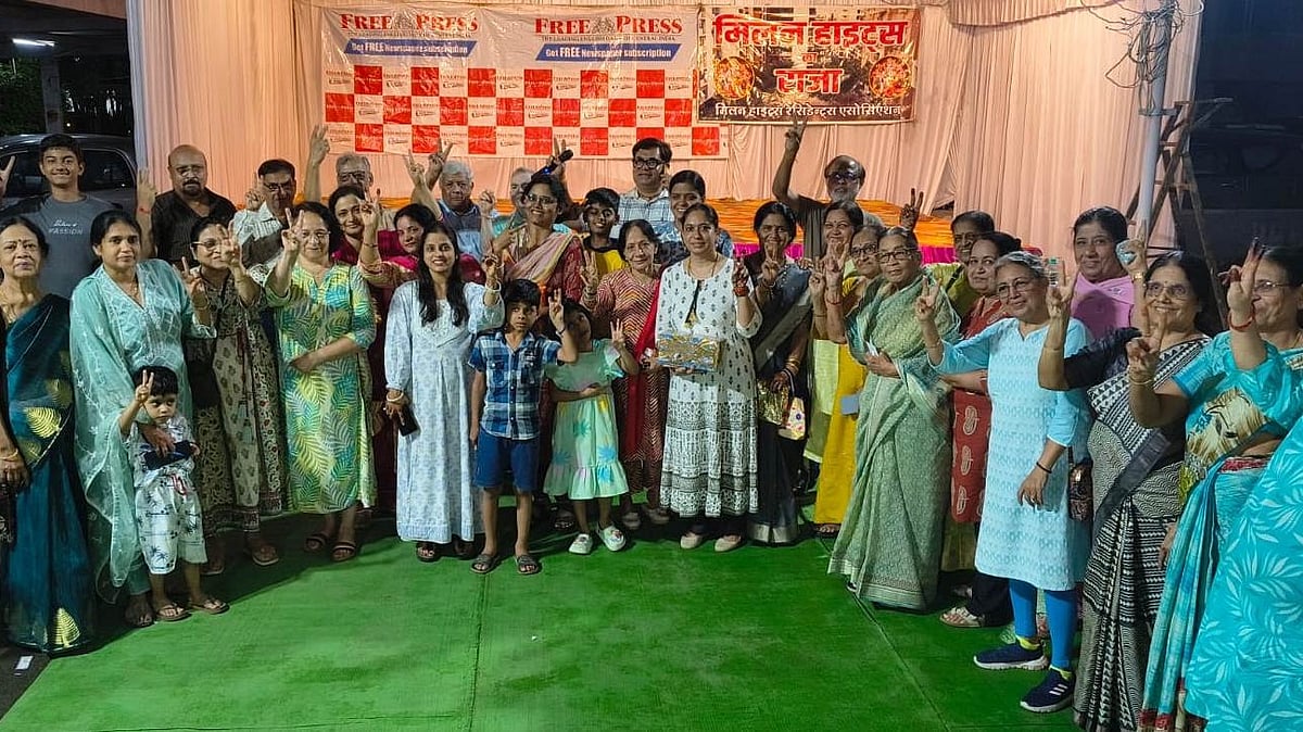 Ganpati Aarti, Free Press Housie Bring 150 Milan Heights Residents Together In Indore