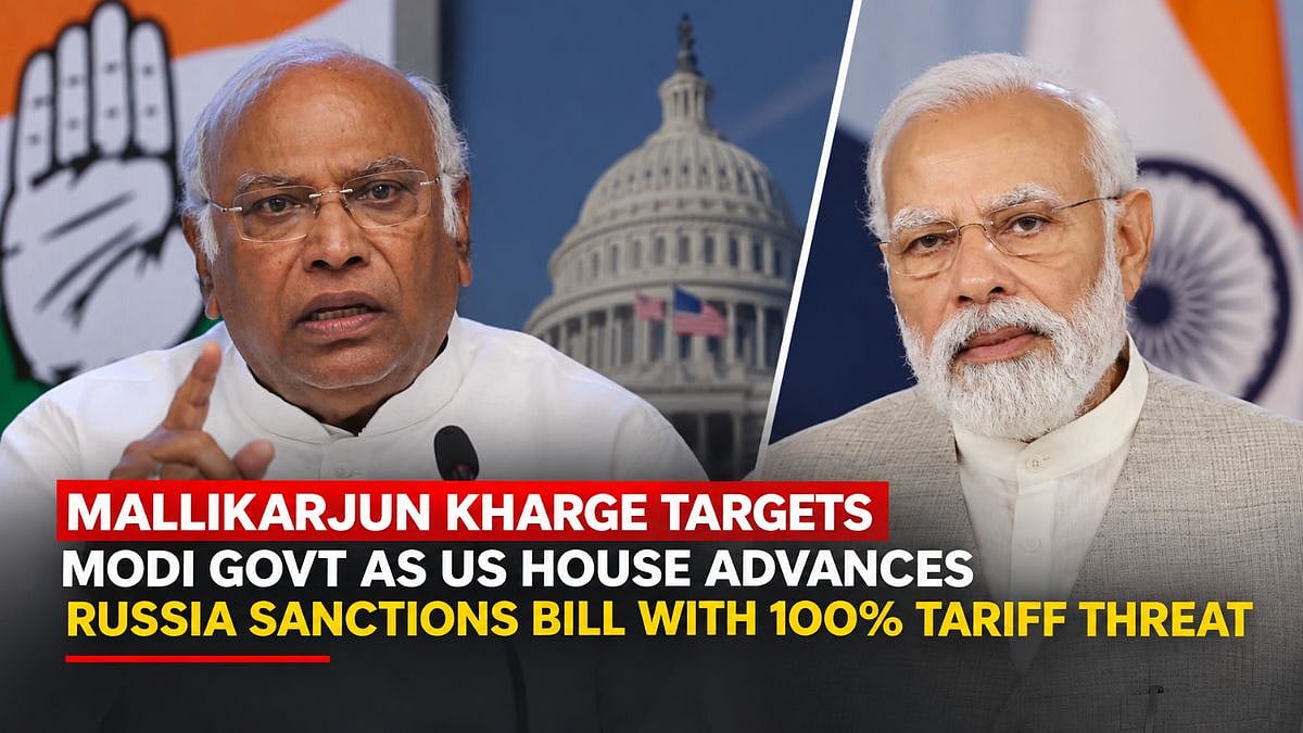 Congress President Mallikarjun Kharge Targets Modi Govt As US House Advances Russia Sanctions Bill With 100 Per Cent Tariff Threat