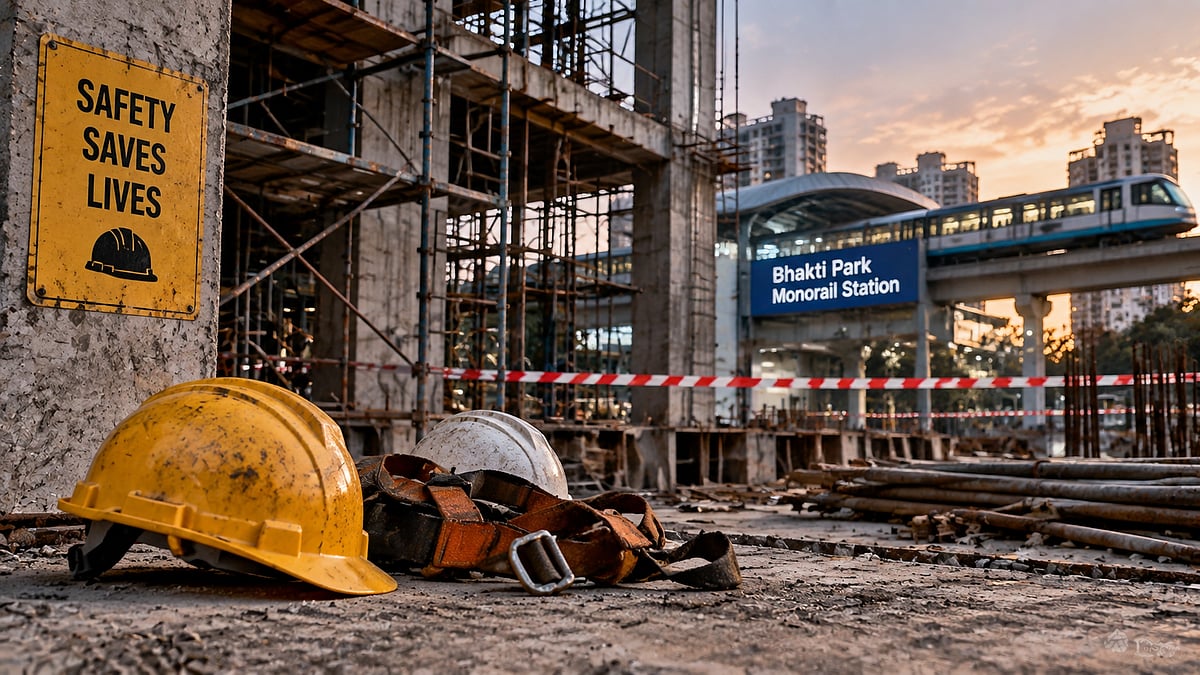 Wadala Metro Construction Site Accident: Sub-Contractor Booked For Negligence After Two Workers Die In Staging Collapse