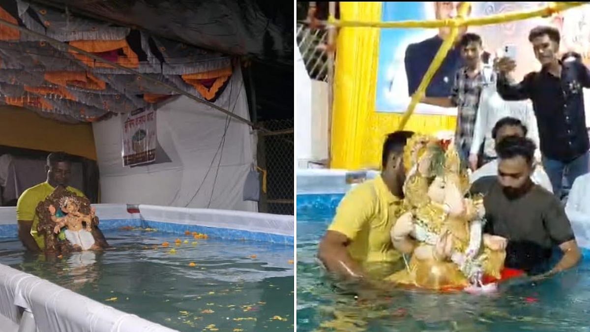 Bhiwandi Records Peaceful First Ganesh Visarjan Phase As 3,719 Idols Immersed Across Natural Ghats And Artificial Ponds
