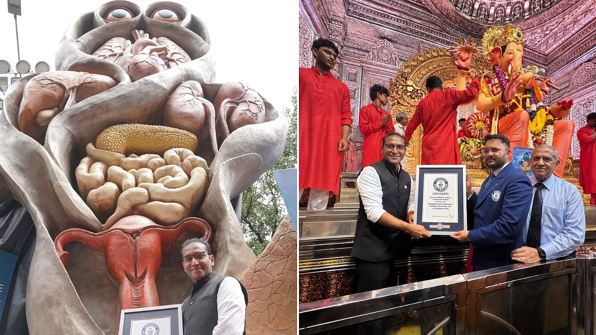 Ganeshotsav 2026: 15.59-Metre ‘Organ Of Hope’ Sculpture Sets Guinness World Record In Mumbai