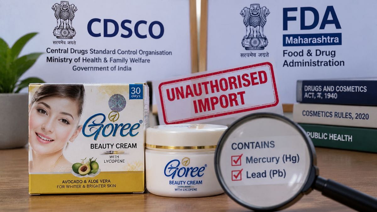CDSCO Flags Goree Beauty Cream Again Over Toxic Heavy Metals; Maharashtra FDA Had Acted In July