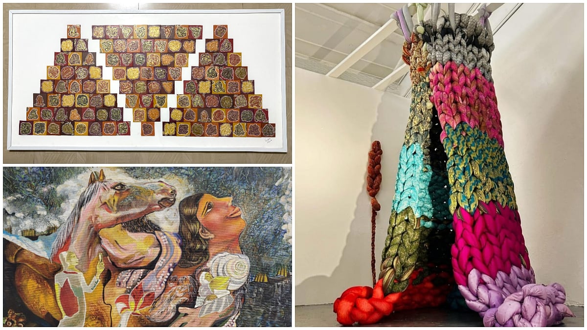 From 108 Canvases To Monumental Textiles: Exhibition Showcases New Dimensions Of Indian Contemporary Art