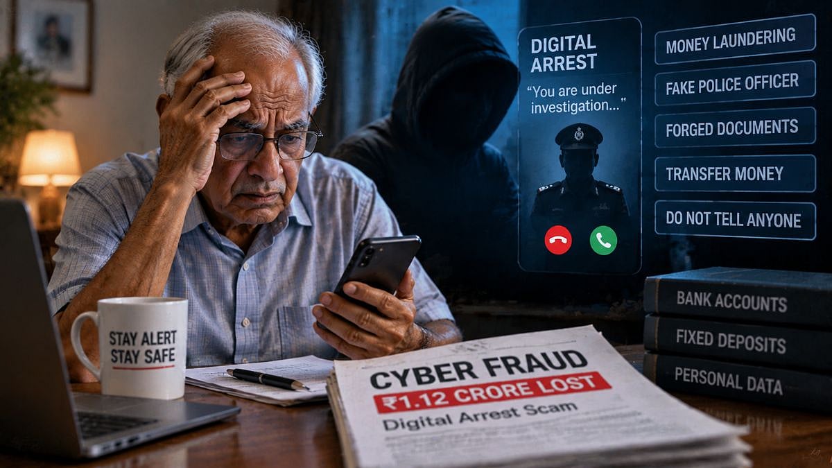 Mumbai Cyber Fraud: Dahisar Senior Citizen Loses ₹1.12 Crore In ‘Digital Arrest’ Scam; IIT Delhi Alumnus, Bank Manager Among 6 Arrested