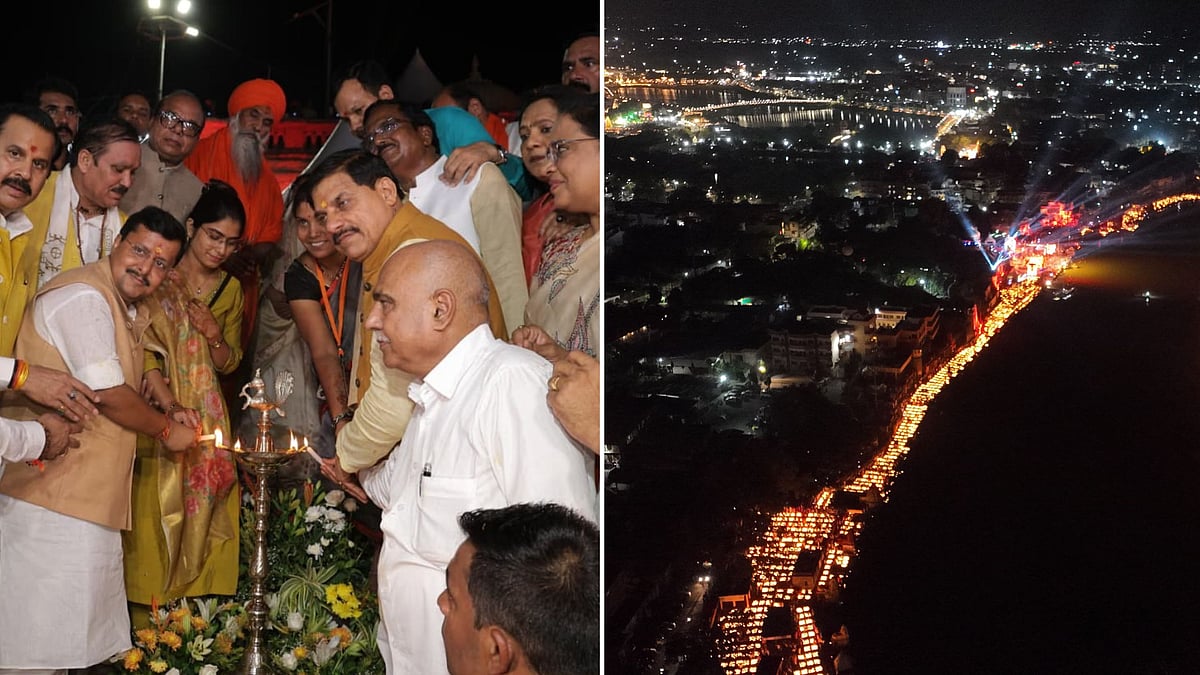 Over 33 Lakh Diyas Light Up Ujjain On PM Modi’s 76th Birthday, World Record Claimed