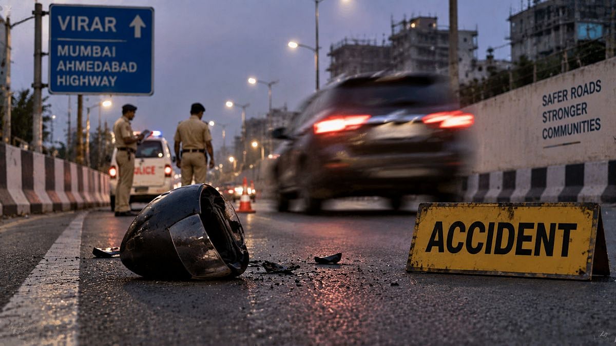 Palghar Tragedy: 55-Year-Old Man Dies After Being Hit By Unknown Vehicle On Gadgapada Railway Flyover In Virar; Driver Absconding