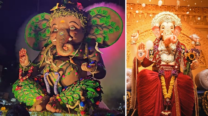 Indore Ganpati Pandal Hopping: From 3-Tonne Clay To Royal Darbars, Check Out Some Iconic Ganesh Tableaus| VIDEO