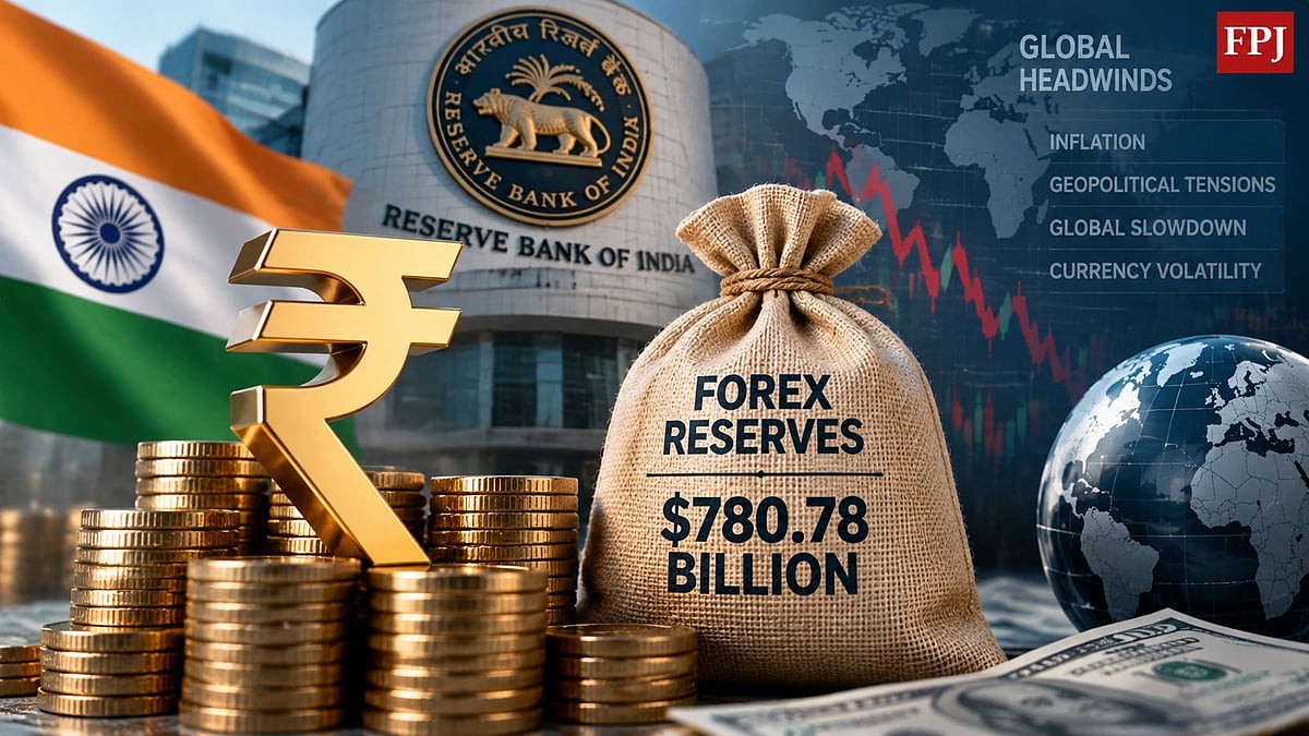 India's Forex Reserves Decline To $780.78 Billion After Record High Of $785.71 Billion