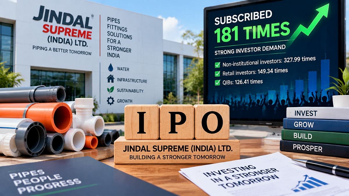 Jindal Supreme IPO Gets Massive Response, Subscribed 181 Times On Final Day