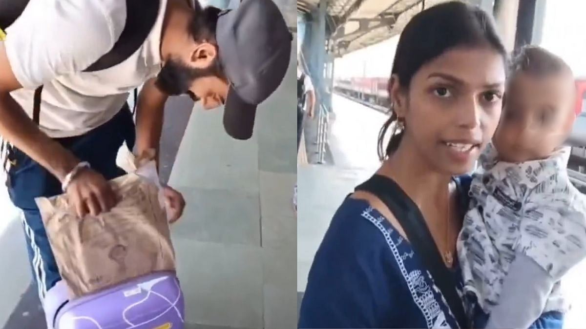 'No Trace Of Remorse On Faces': Couple Caught Red-Handed Stealing Indian Railway Bedsheets In Suitcase At Station