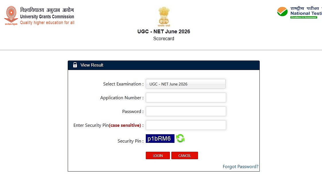 UGC NET June 2026 Result Out For English, Commerce And Sociology At ugcnet.nta.nic.in; 35,588 Candidates Qualify For JRF, Assistant Professor And PhD