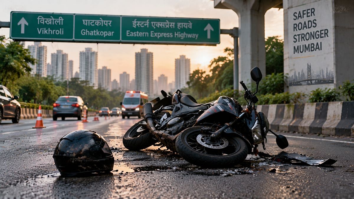 Mumbai Tragedy: 17-Year-Old Dies After Motorcycle Skids Near Godrej Signal On Eastern Express Highway