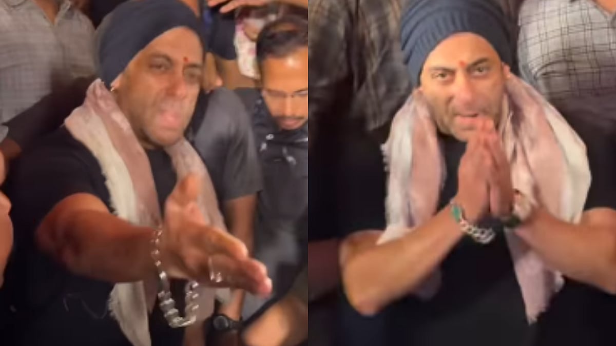 'Piche!': Salman Khan Gets Irritated, Folds Hands And Requests Crowd To Make Way After Ganpati Darshan In Mumbai—VIDEO
