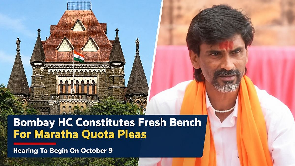 Bombay HC Constitutes Fresh Bench For Maratha Quota Pleas, Hearing To Begin On October 9