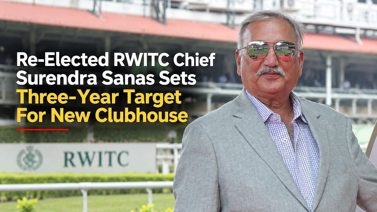 Re-Elected RWITC Chief Surendra Sanas Sets Three-Year Target For New Clubhouse