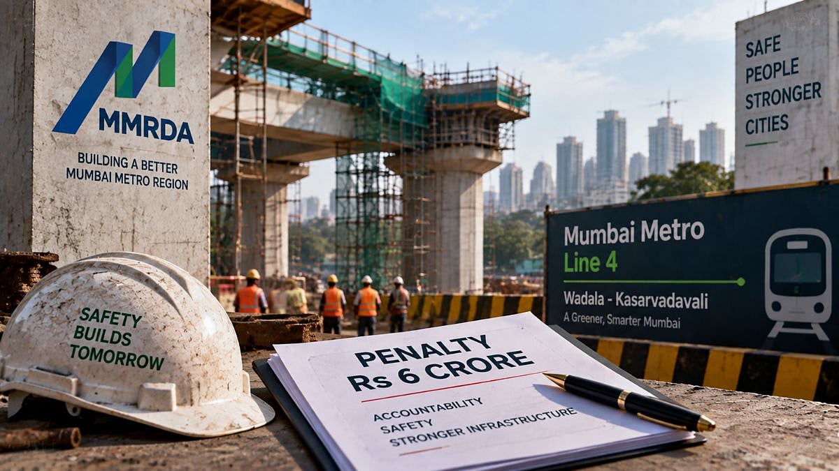 MMRDA Imposes ₹6 Crore Penalty After 2 Workers Die At Bhakti Park Metro 4 Construction Site