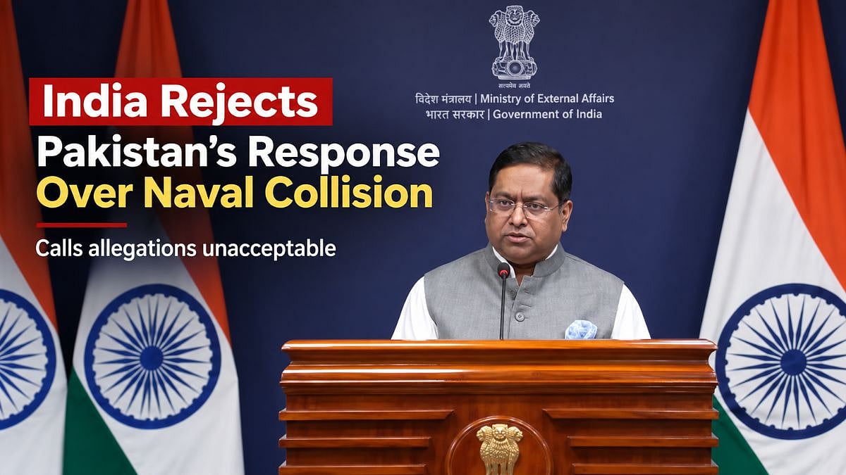 India Rejects Pakistan’s Response Over INS Kolkata-PNS Hunain Naval Collision, Cites 1991 Maritime Agreement | VIDEO