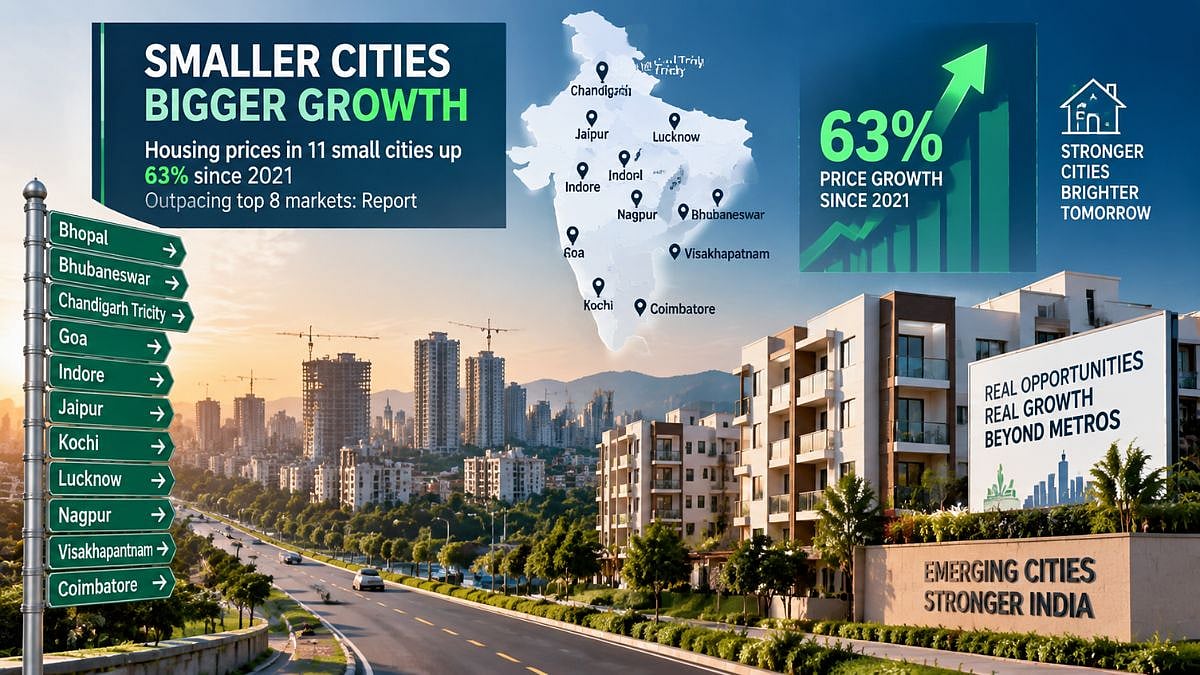 Housing Prices In 11 Smaller Cities Rise 63 Per Cent Since 2021, Outpace Top 8 Markets: CII-Knight Frank Report