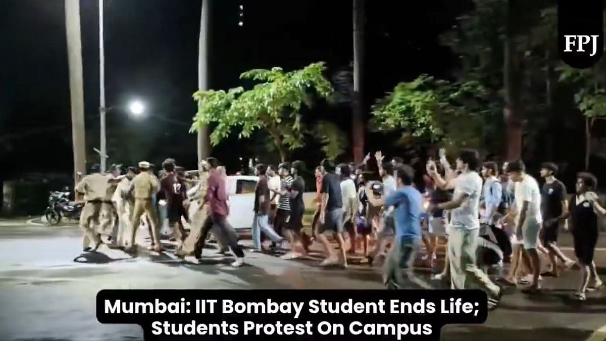 Mumbai Shocker: IIT Bombay Student Dies By Suicide, Students Protest On Campus | VIDEO
