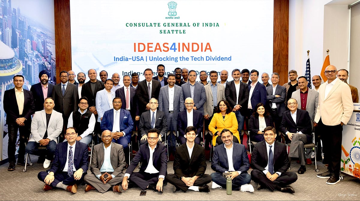 Satya Nadella Urges Wider AI Access In India, Says Technology Must Reach Farmers, Businesses & Communities